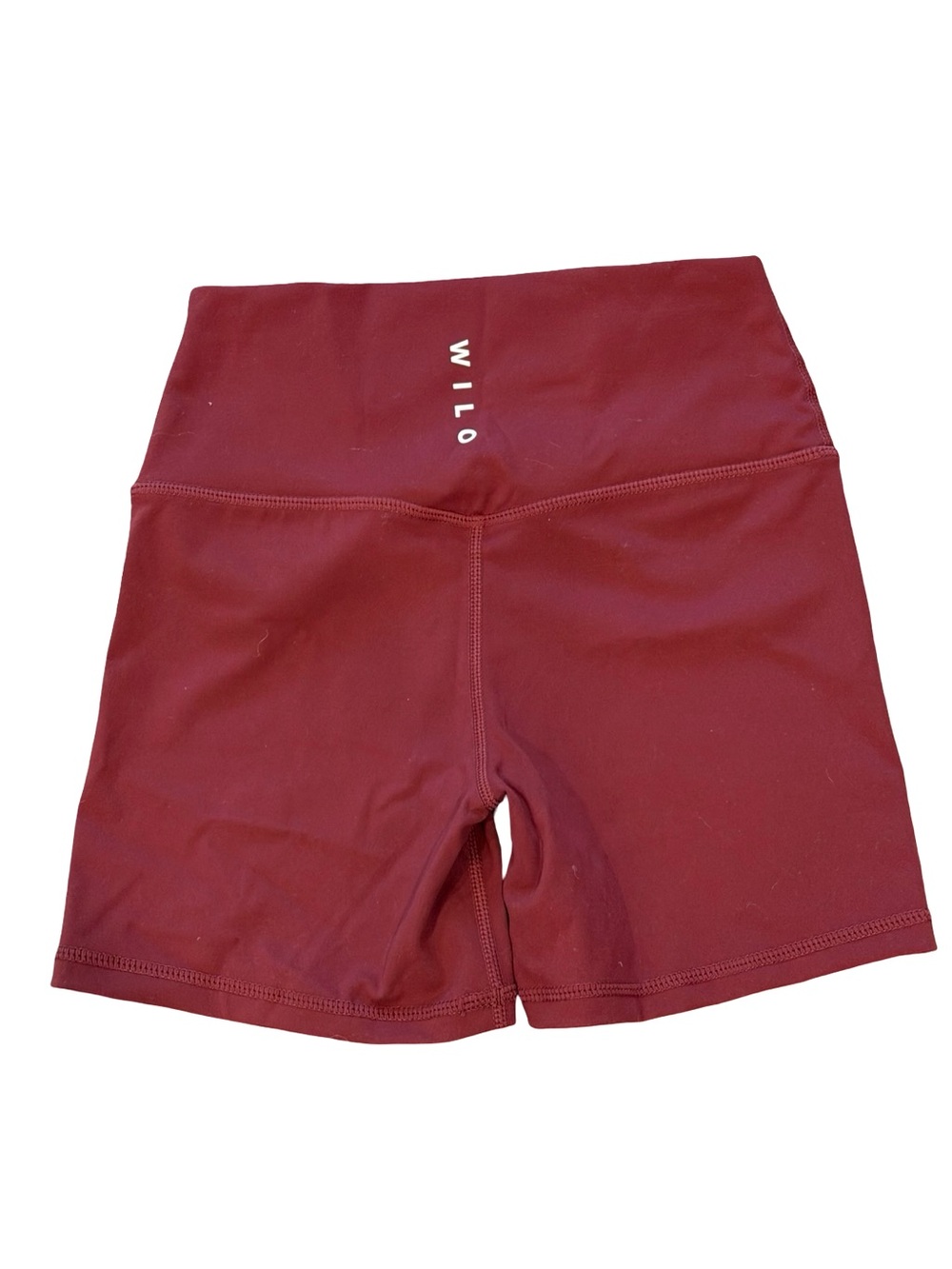Wilo The Label Longline Cami Biker Short Set Burgundy XS NWT - Picture 6 of 9